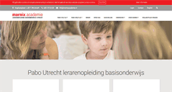 Desktop Screenshot of marnixacademie.nl